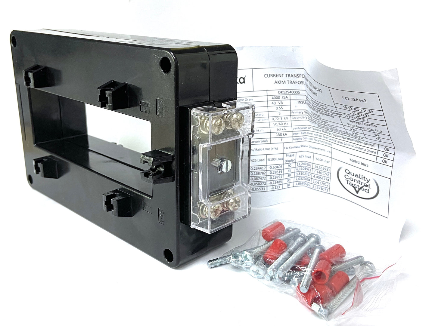 4000/5A CT Current transformer ONKA, Cl 0.5s, 30VA for busbar mount DK12540005312 / BR-80011783 inside