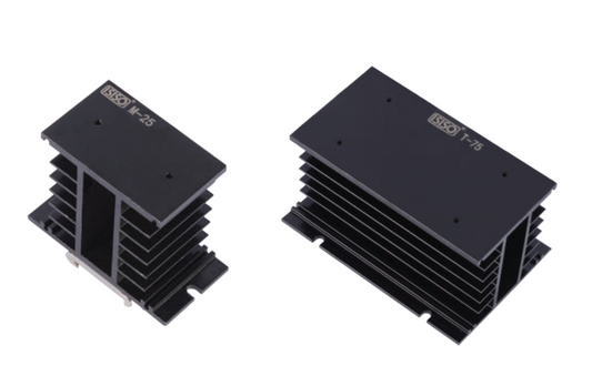 Aluminum Heatsink for Solid State Relays SSR, DIN rail mount