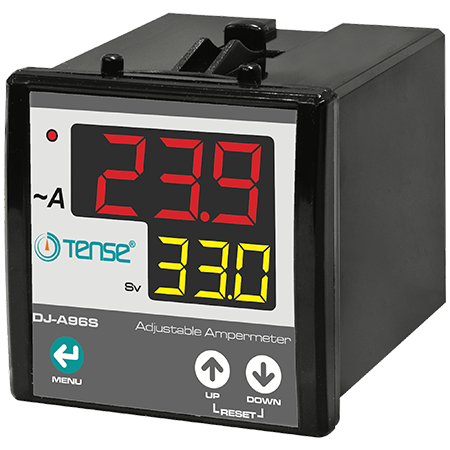 Digital 1 phase Panel Ammeter with Relay Output, High Low Current protection, X/5, 5/5....995/5 measurement range, TENSE