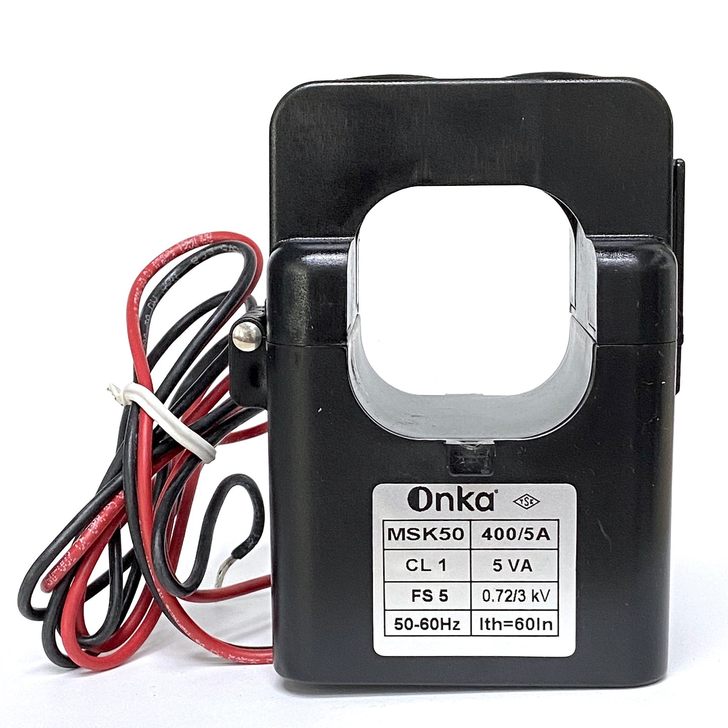 400/5A CT Split-Core Current transformer - ONKA, Cl 1, 5VA, 50 mm bore, MSK504005 / BR-80011955