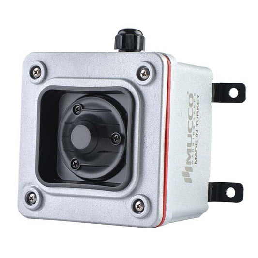 IP65 ES120 Heavy Duty Metal Die-Cast Siren / Horn / Sounder with 7 tones, IP65, 85-250V AC/DC, SNT-ES120