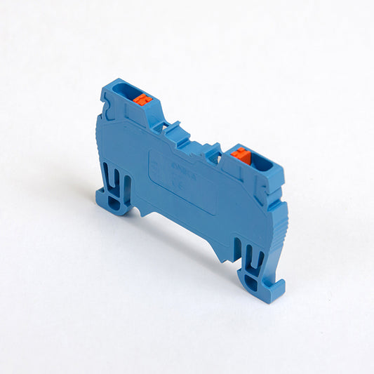 ONKA 1.5mm2 spring clamp / push-in type DIN rail terminal, blue, 1020005