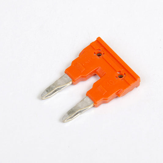 ONKA 10 mm2 / 2 Way Insulated Jumper / Bar Plug-in Bridge / Shorting Link, for Screw Clamp terminals, 1060121
