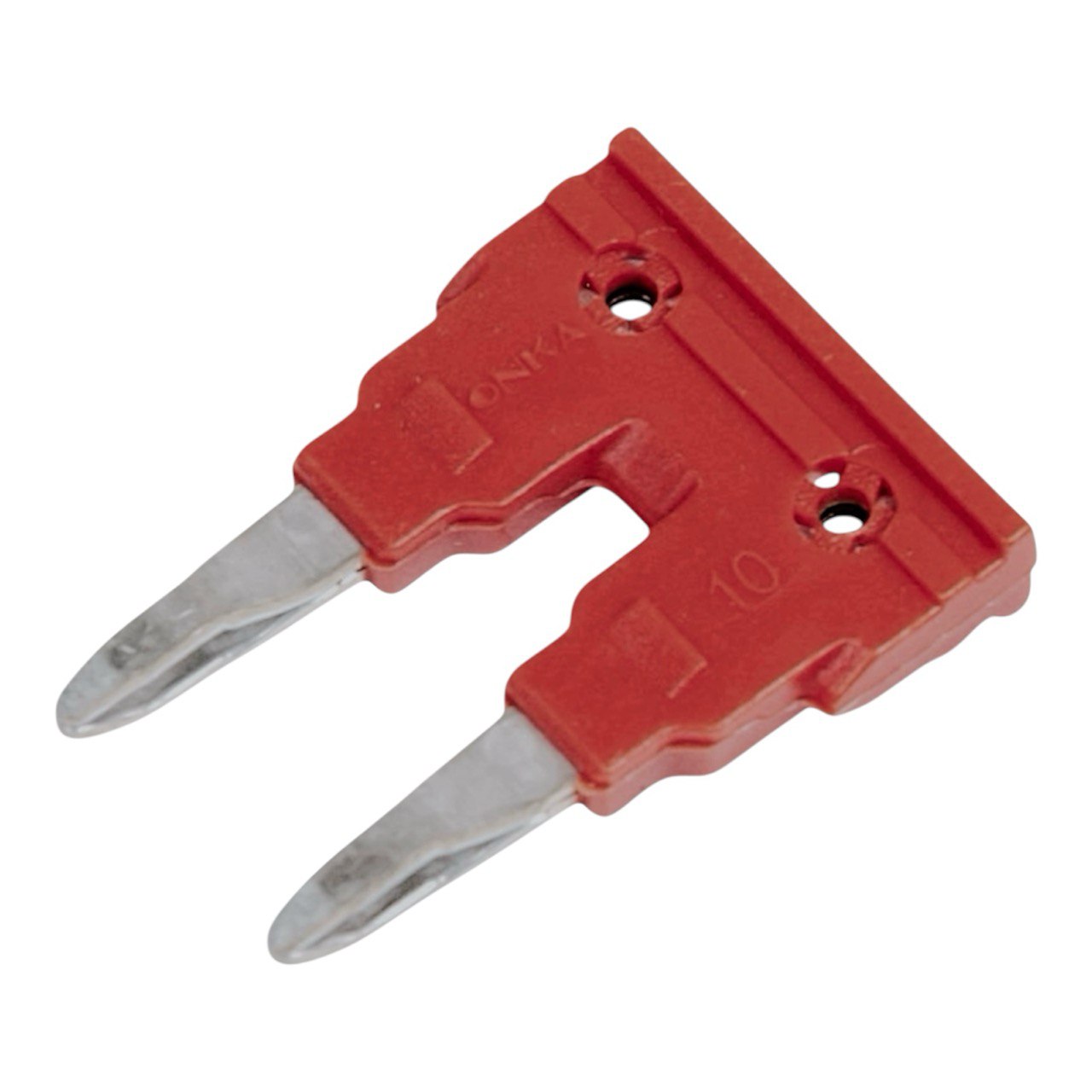 ONKA 6 mm2 / 2 Way Insulated Jumper / Bar Plug-in Bridge / Shorting Link, for Spring Clamp terminals, 1060126