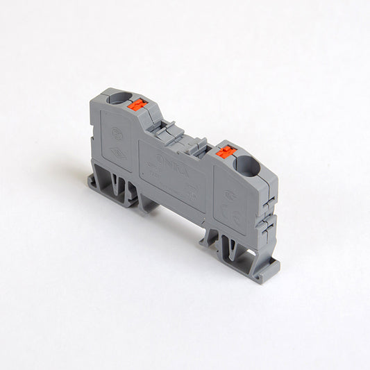 ONKA 6mm2 Spring Clamp / push-in type DIN rail terminal, grey, 1020034