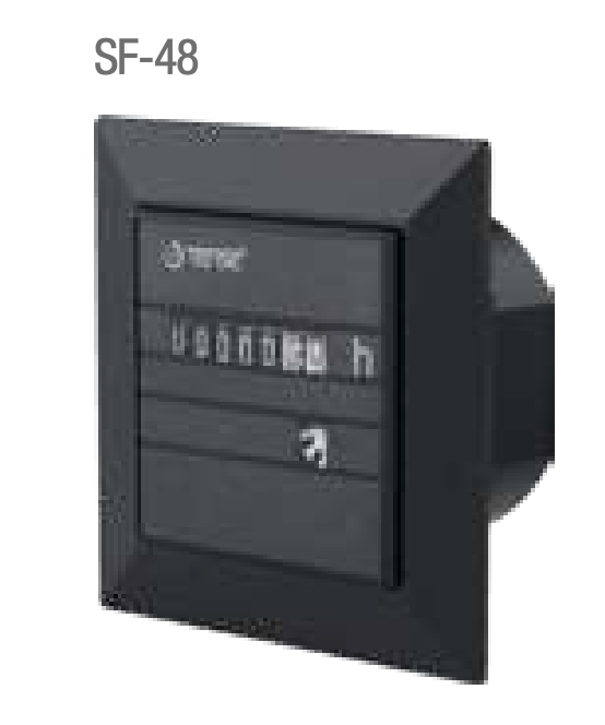 Panel Mount Analogue Hour Meter, 7 Digit, up to 999999 h, 220VAC, SF-48, TENSE