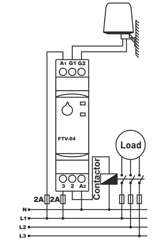 Adjustable Electronic Dusk To Dawn Photocell Sensor, Outdoor Weatherproof Light Switch IP44, FTV-04, TENSE