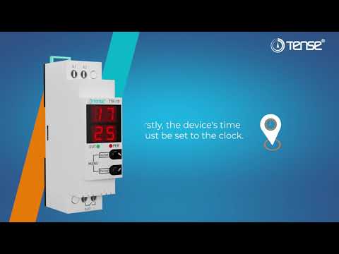 24h Digital timer switch DIN rail with Battery Backup 100V...240V AC, 16A, TTR-10