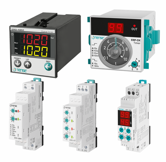 Timers, Time Relays, Counters & Hour Meters
