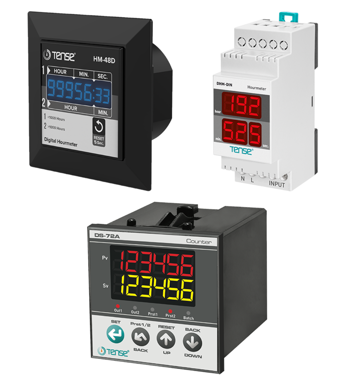 Hour Meters / Impulse Counters