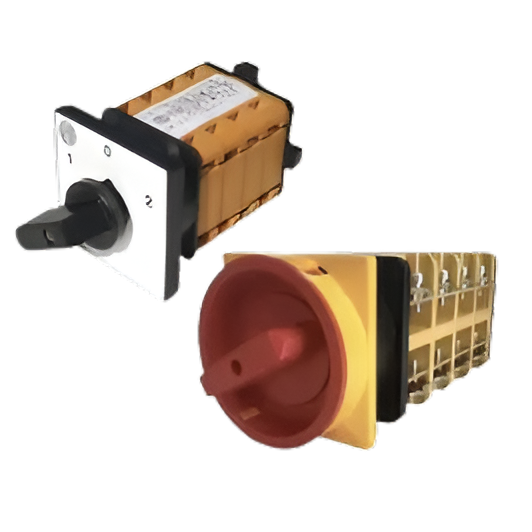 Four-pole group switches I-O-II