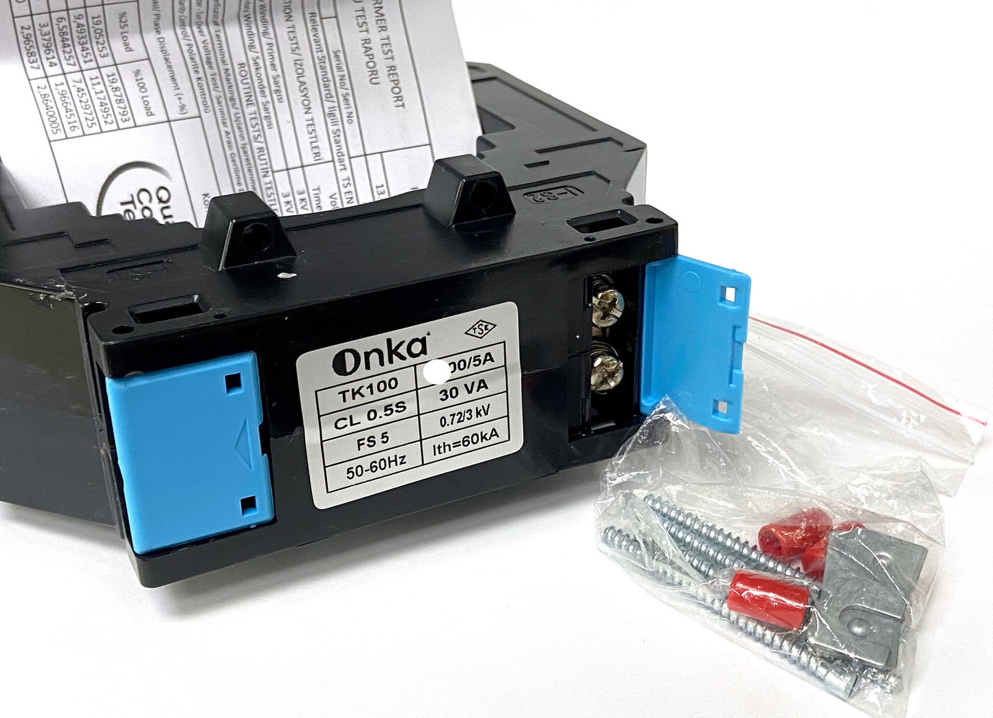 1200/5A CT Current transformer ONKA, Cl 0.5s, 10VA TK10012005307 / BR-80011773 inside