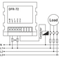 1/8 DIN Panel Mount Digital Asymmetric / Symmetric Cyclic Flasher Timer Relay, 150V-270VAC, NO+NC, SPDT, TENSE connection