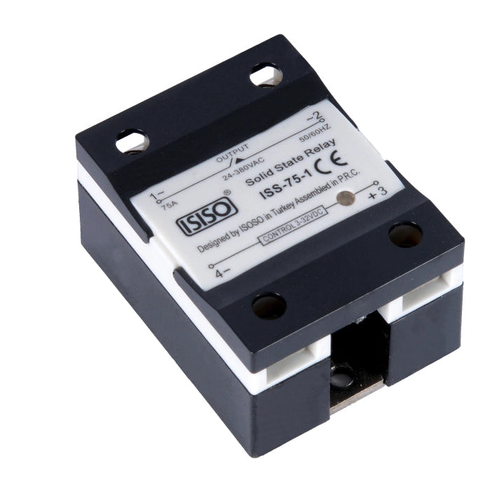 Single phase Solid State Relays SSR 25A 40A 50A 75A 120A, input 3-32V DC / output 24-380VAC one / 1 phase