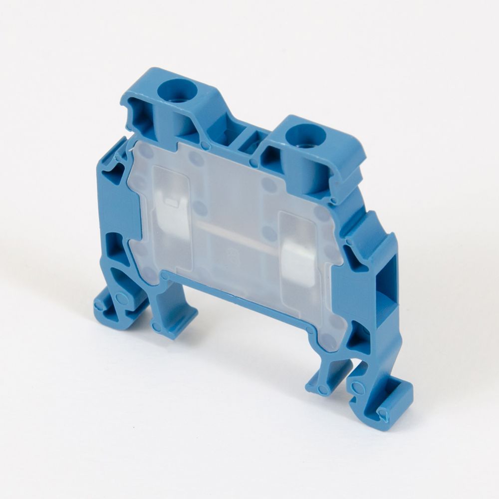 ONKA 2.5mm2 Screw Clamp type DIN rail terminal block, blue, 1010015