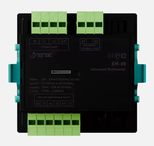 3 Ph Digital Multifunction Panel Meter, 1/4DIN, Current/Voltage/Frequency/Energy/Power, X/5, EM-08, TENSE