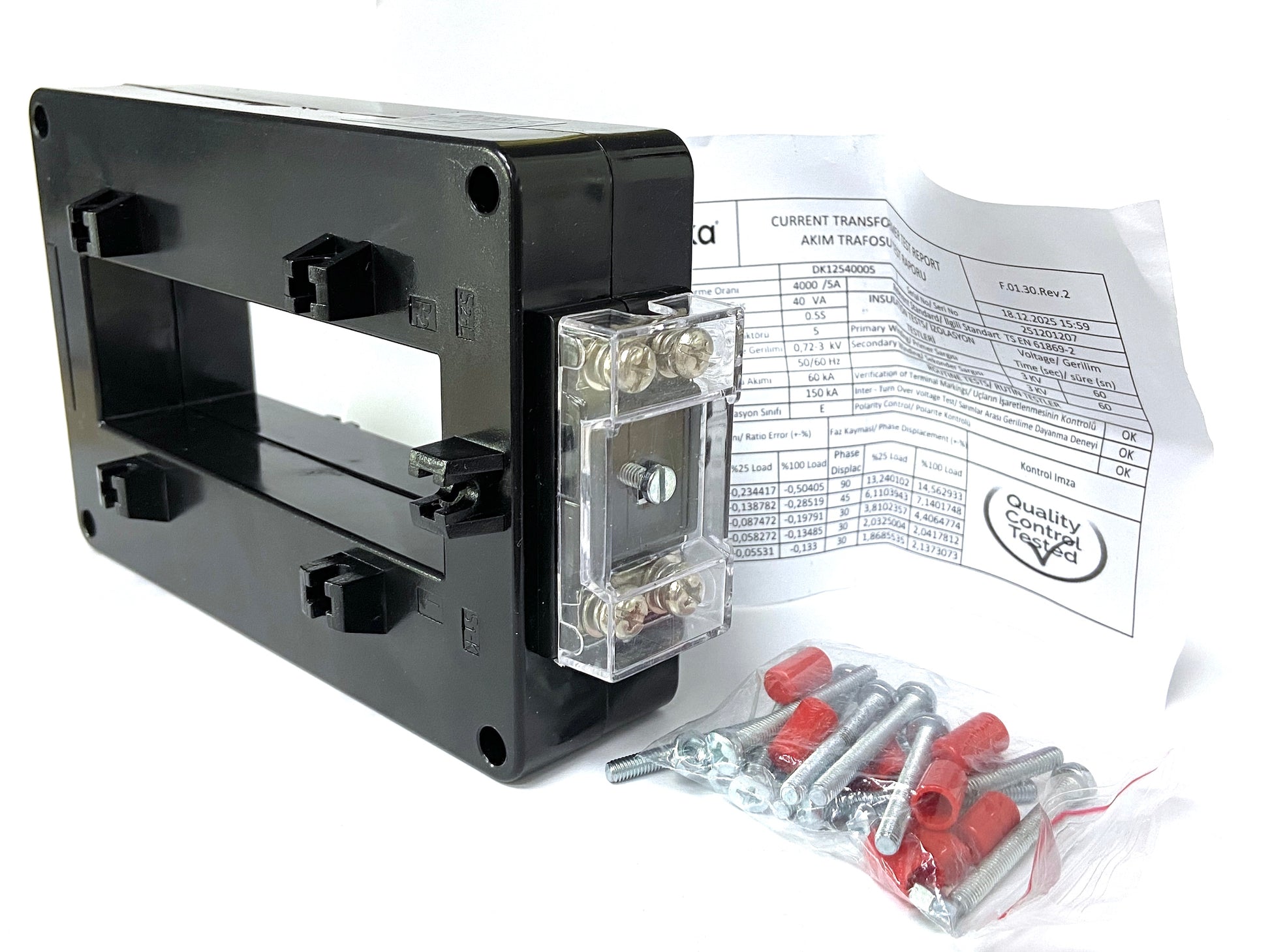 4000/5A CT Current transformer ONKA, Cl 0.5s, 30VA for busbar mount DK12540005312 / BR-80011783 inside