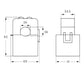 150/5A CT Split-Core Current transformer - ONKA, Cl 3, 2.5VA, 36 mm bore MSK361505 / BR-80011951