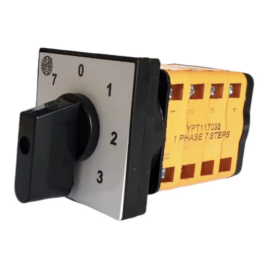 8 Position Multi Step Rotary Cam Switch 0-1-2-3-4-5-6-7 Changeover Selector Multi Step Cam Switch, 16A 25A 32A 40A 50A 63A 80A, YPT117