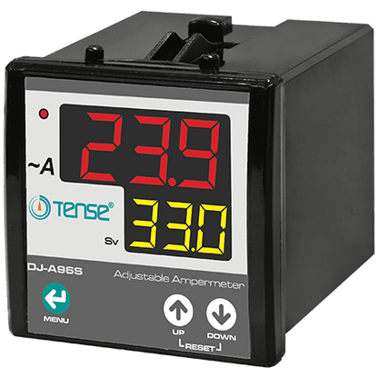 Digital 1 phase Panel Ammeter with Relay Output, High Low Current protection, X/5, 5/5....995/5 measurement range, TENSE