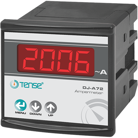 Digital 1 phase Ammeter, 1% precision, panel mount, X/5, 5/5.....9995/5 measurement range, TENSE