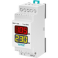 Digital 1 phase Ammeter+Voltmeter, True RMS, DIN rail mount, current transformer included, 1-100A or 2-250A measurement range