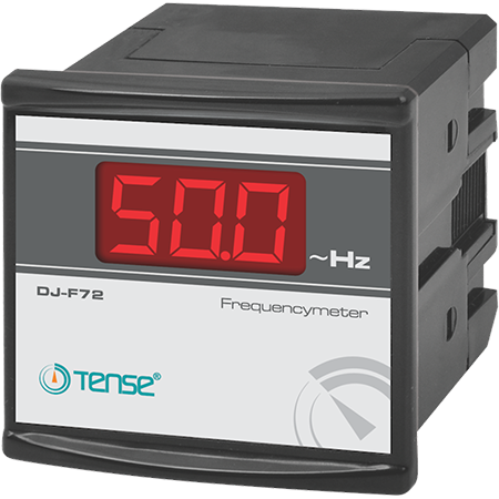 Digital 1 phase Panel Mounting Frequency Meter, 1....400Hz, 1% precision, DJ-F, TENSE