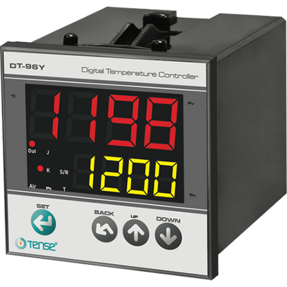 Dual Display Panel Mount PID Temperature Controller, 2 Relay Outputs, -100°C ... +1750°C, resolution / step 0.1ºC DT-96Y