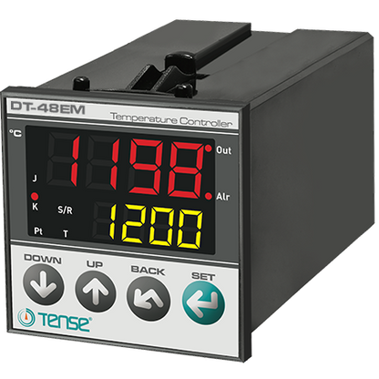 Dual Display Panel Mount PID Temperature Controller, Output Relay +SSR relay , -100°C ... +1750°C, resolution / step 0.1ºC