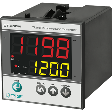Dual Display Panel Mount PID Temperature Controller, Output Relay +SSR relay , -100°C ... +1750°C, resolution / step 0.1ºC