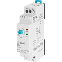 ON Delay, DIN Rail Mount Timer Relay, 150...260VAC, 24V AC/DC, NO+NC Output, SPDT, 1 Function, ERV-XX, TENSE