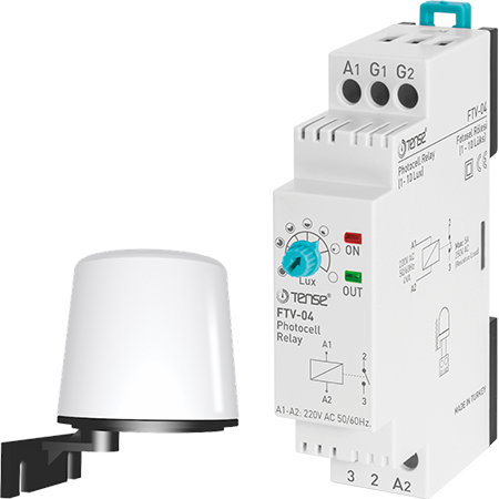 Adjustable Electronic Dusk To Dawn Photocell Sensor, Outdoor Weatherproof Light Switch IP44, FTV-04, TENSE (Copy)