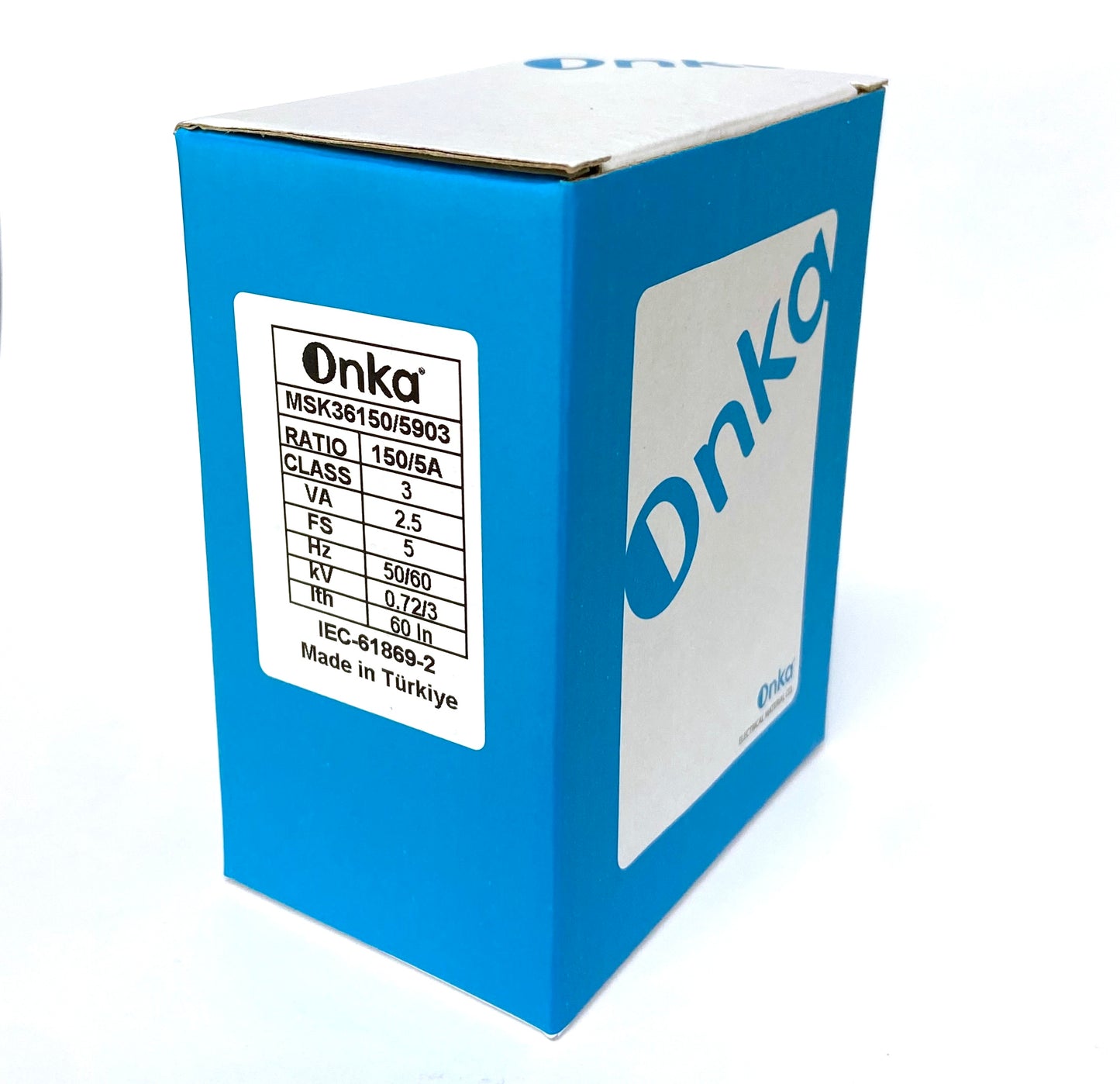 150/5A CT Split-Core Current transformer - ONKA, Cl 3, 2.5VA, 36 mm bore MSK361505 / BR-80011951