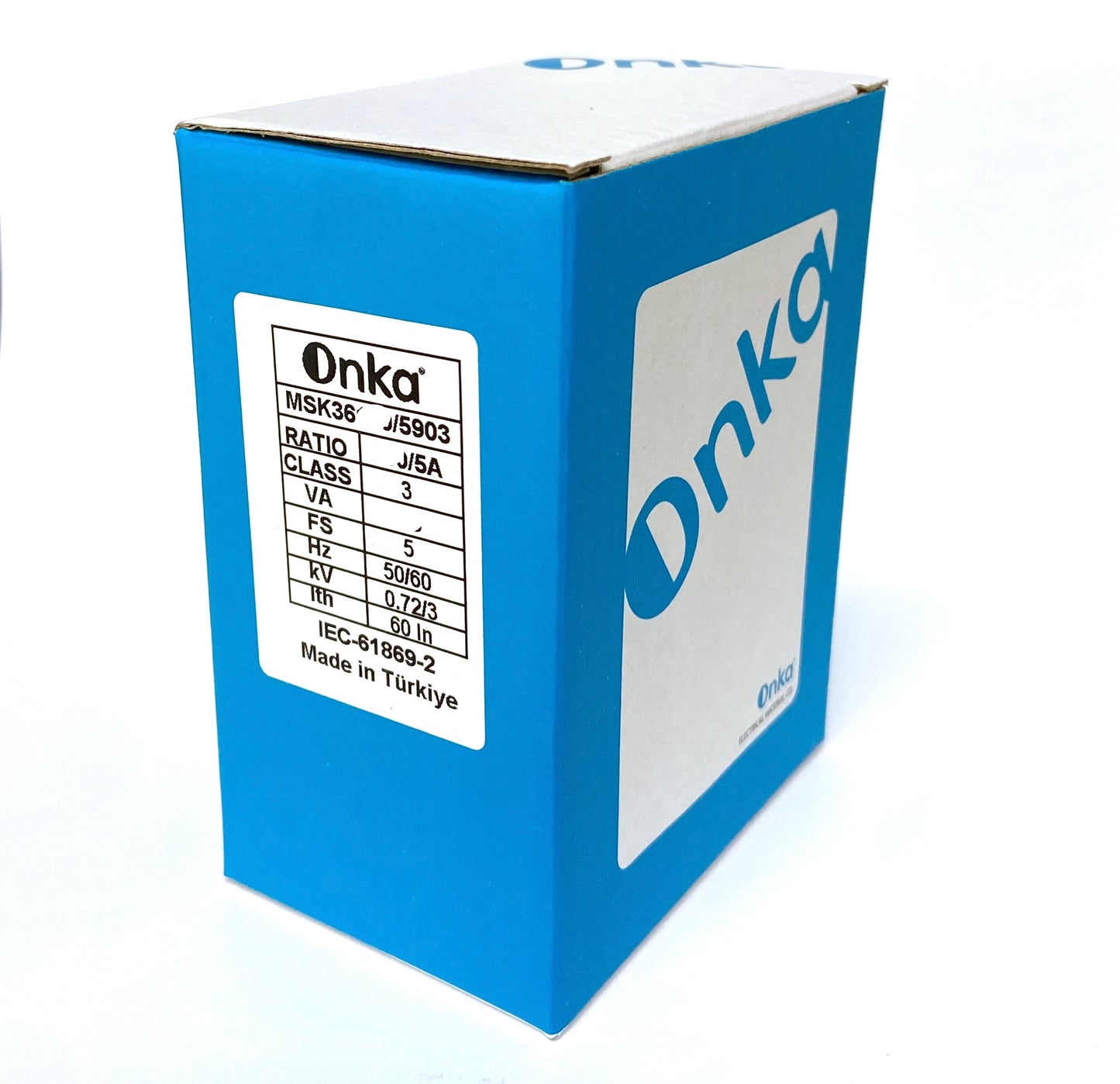 100/5A CT Split-Core Current transformer - ONKA, Cl 3, 1.5VA, 36 mm bore, MSK361005 / BR-80011950