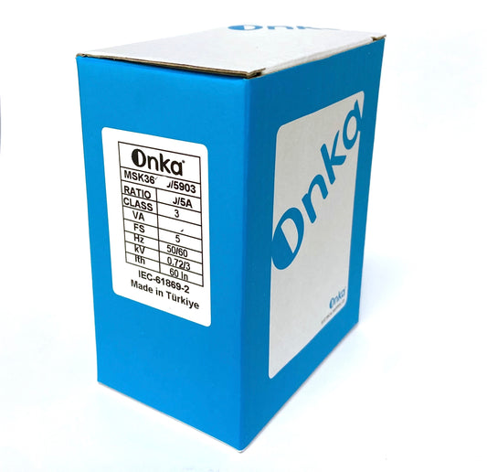 100/5A CT Split-Core Current transformer - ONKA, Cl 3, 1.5VA, 36 mm bore, MSK361005 / BR-80011950