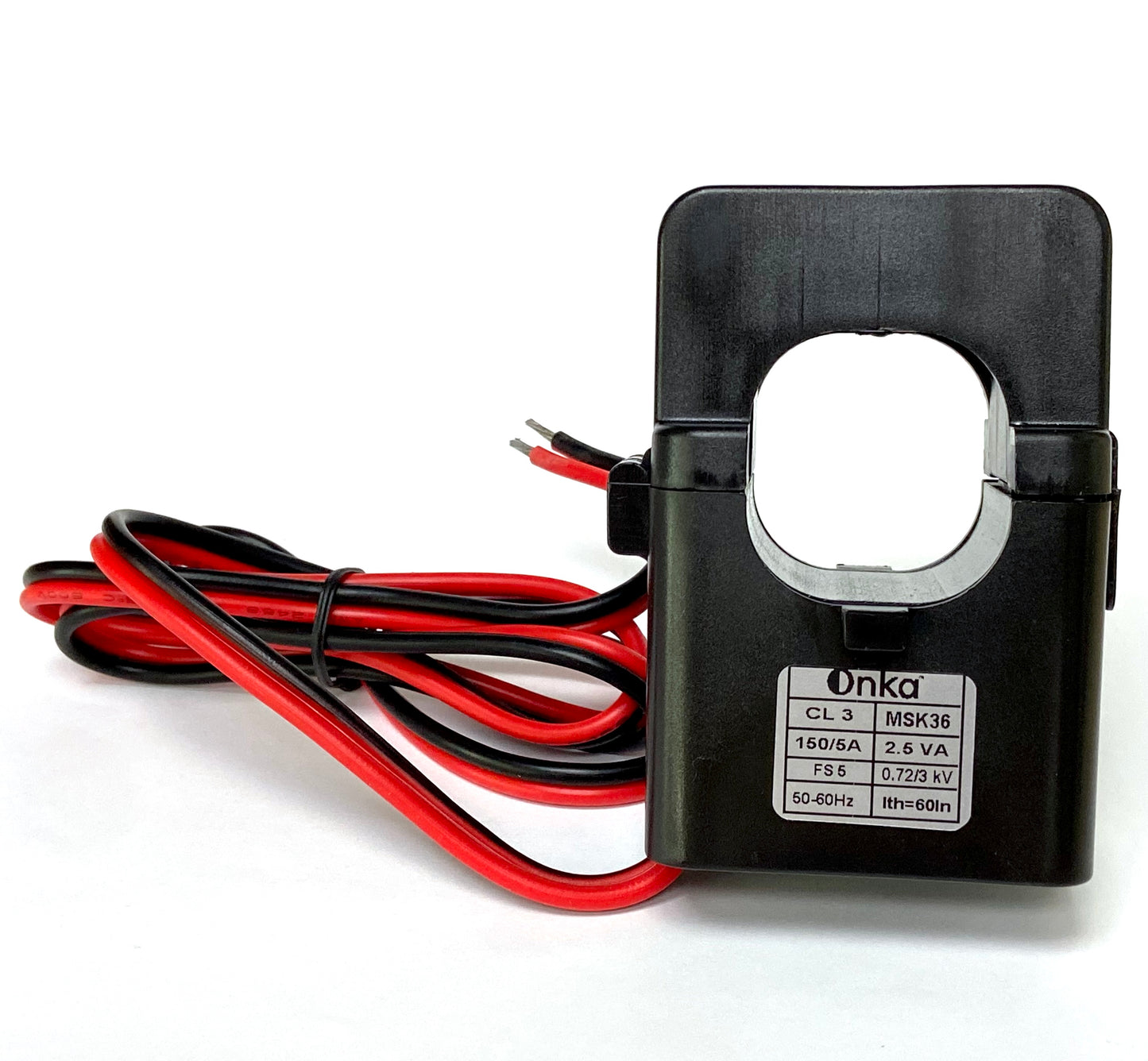 150/5A CT Split-Core Current transformer - ONKA, Cl 3, 2.5VA, 36 mm bore MSK361505 / BR-80011951