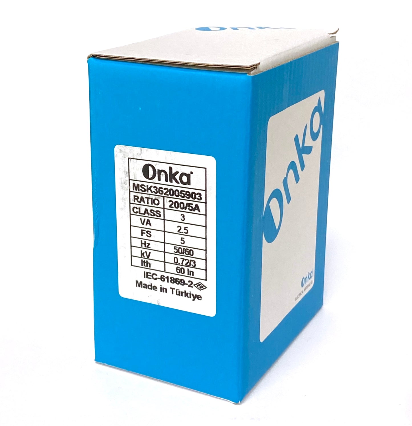 200/5A CT Split-Core Current transformer - ONKA, Cl 3, 2.5VA, 36 mm bore MSK362005 / BR-80011952