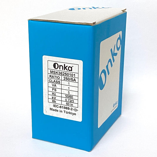 250/5A CT Split-Core Current transformer - ONKA, Cl 1, 1VA, 36 mm bore MSK362505