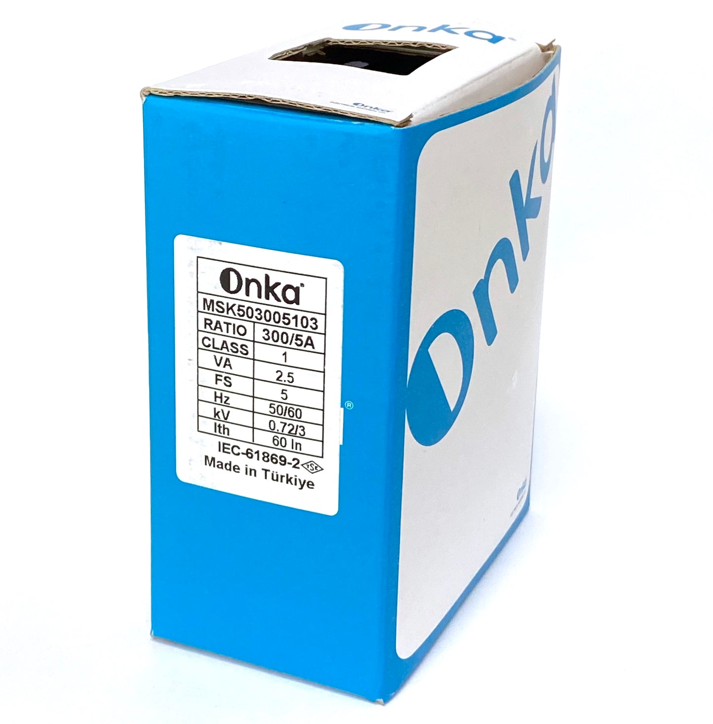 300/5A CT Split-Core Current transformer - ONKA, Cl 1, 2.5VA, 50 mm bore, MSK503005 / BR-80011954
