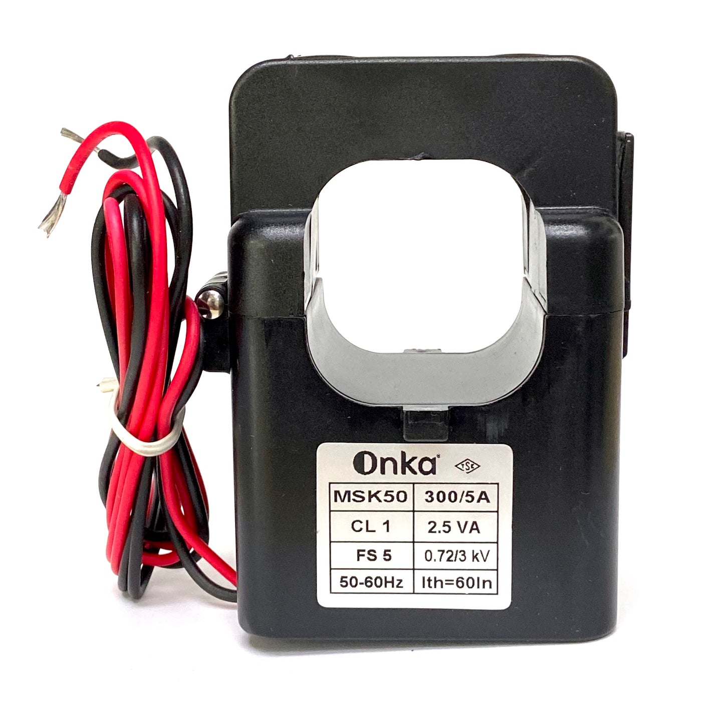 300/5A CT Split-Core Current transformer - ONKA, Cl 1, 2.5VA, 50 mm bore, MSK503005 / BR-80011954