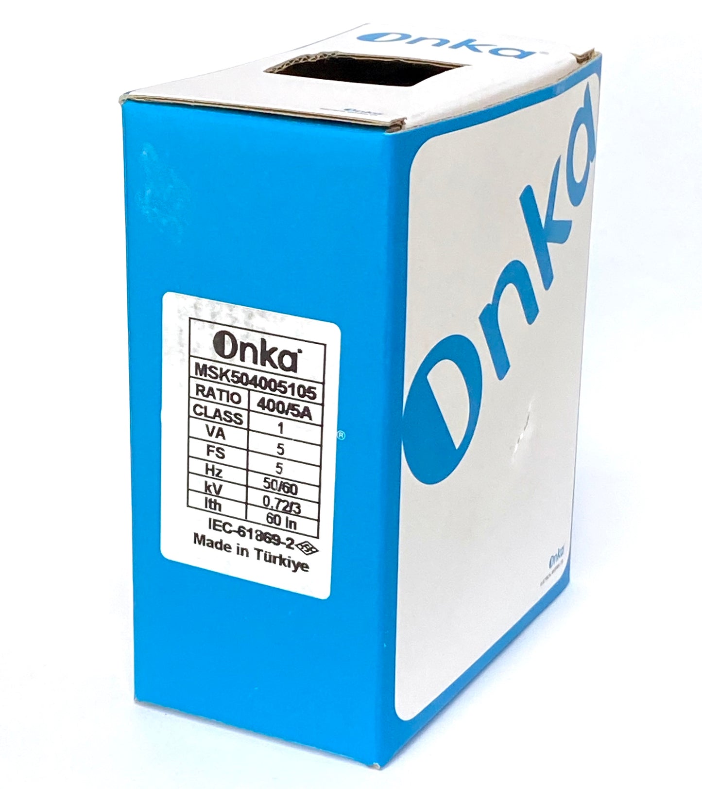400/5A CT Split-Core Current transformer - ONKA, Cl 1, 5VA, 50 mm bore, MSK504005 / BR-80011955