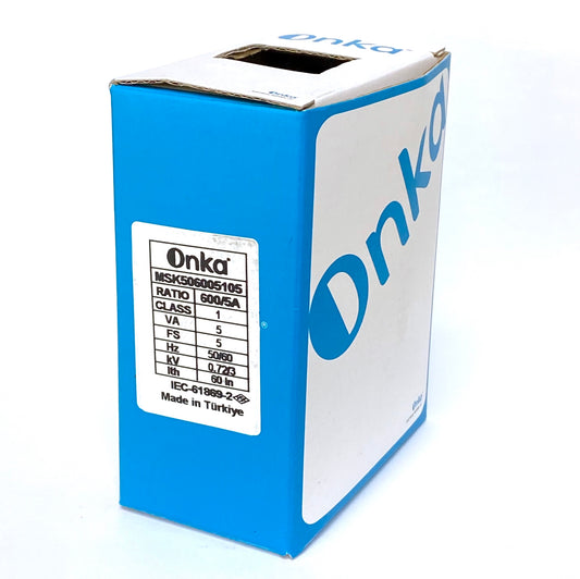 600/5A CT Split-Core Current transformer - ONKA, Cl 1, 5VA, 50 mm bore, MSK506005 / BR-80011956