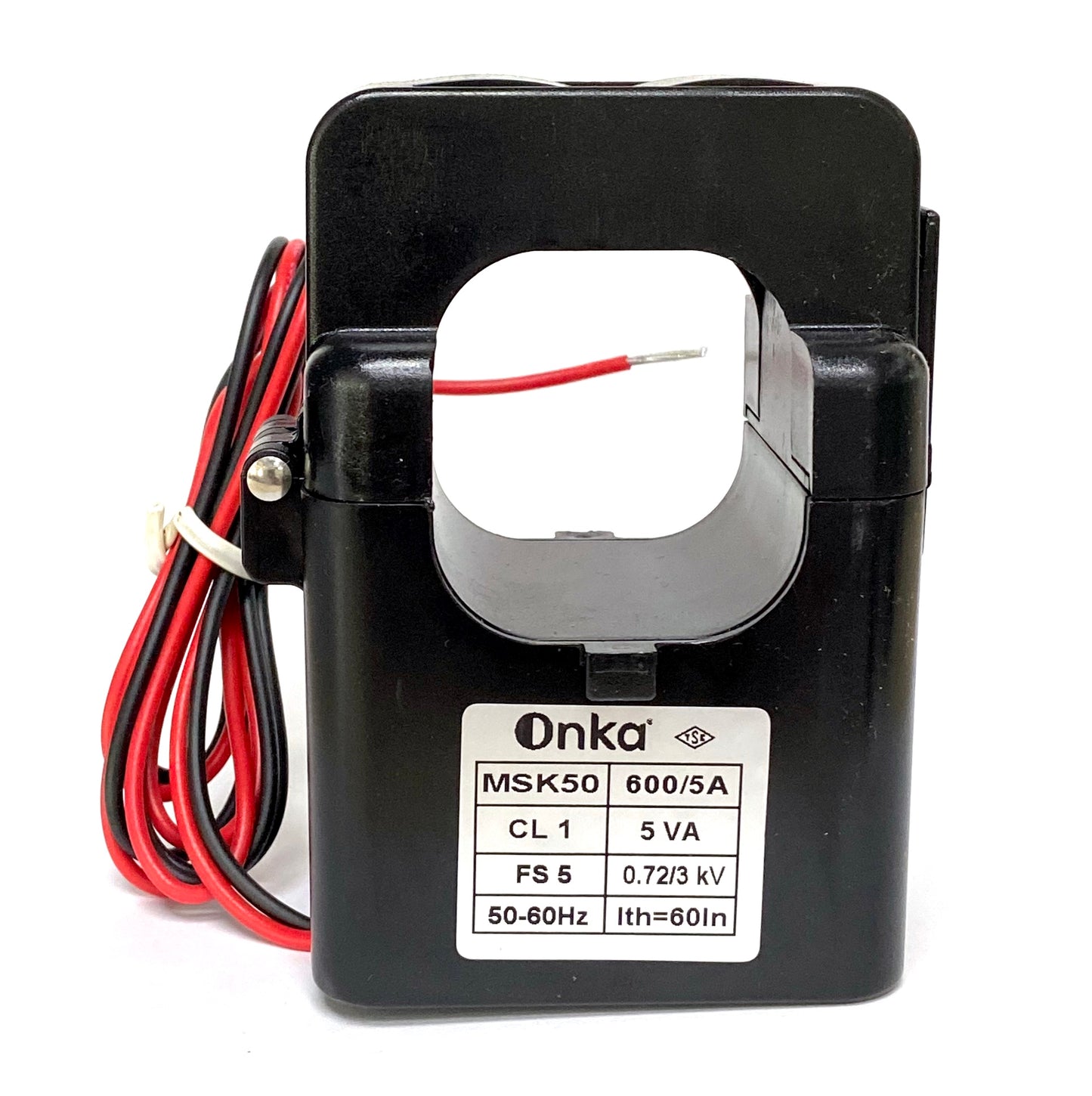 600/5A CT Split-Core Current transformer - ONKA, Cl 1, 5VA, 50 mm bore, MSK506005 / BR-80011956