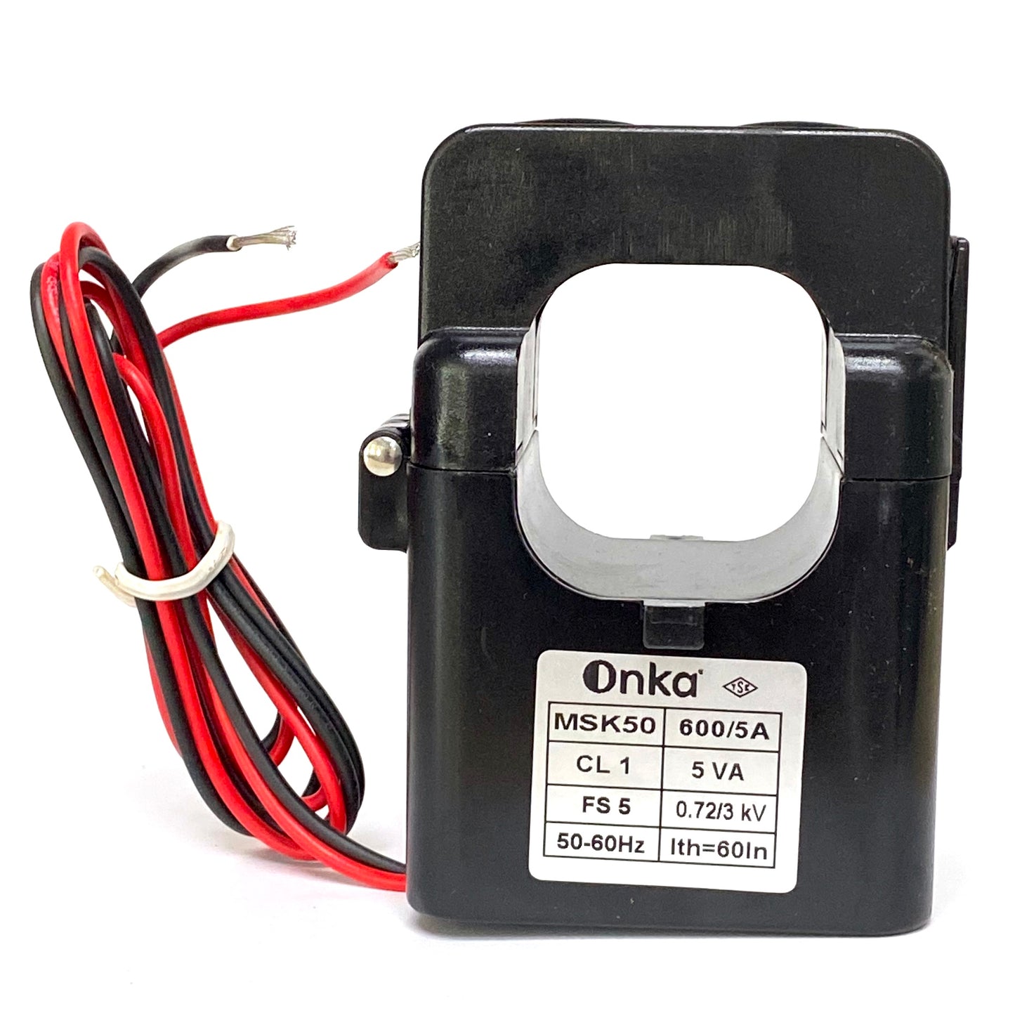 600/5A CT Split-Core Current transformer - ONKA, Cl 1, 5VA, 50 mm bore, MSK506005 / BR-80011956