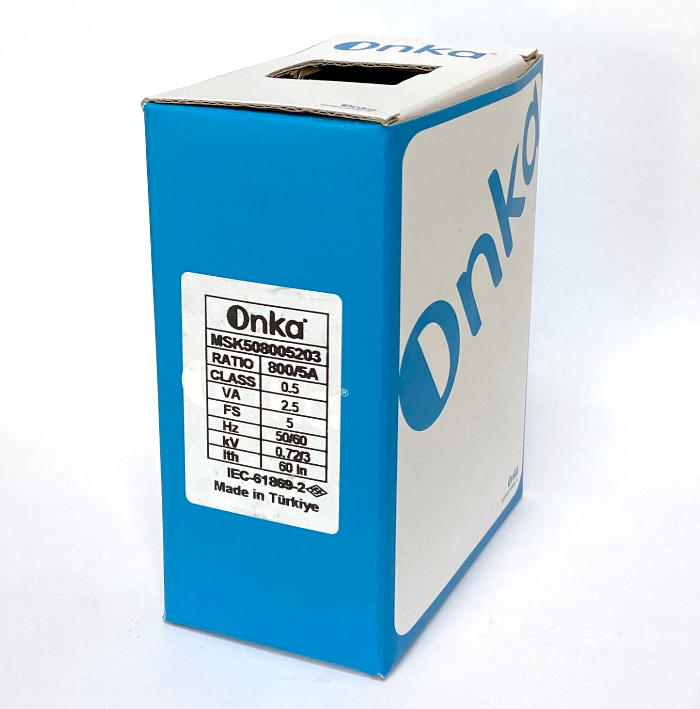 800/5A CT Split-Core Current transformer - ONKA, Cl 0.5, 2.5VA, 50 mm bore, MSK508005 / BR-80011957