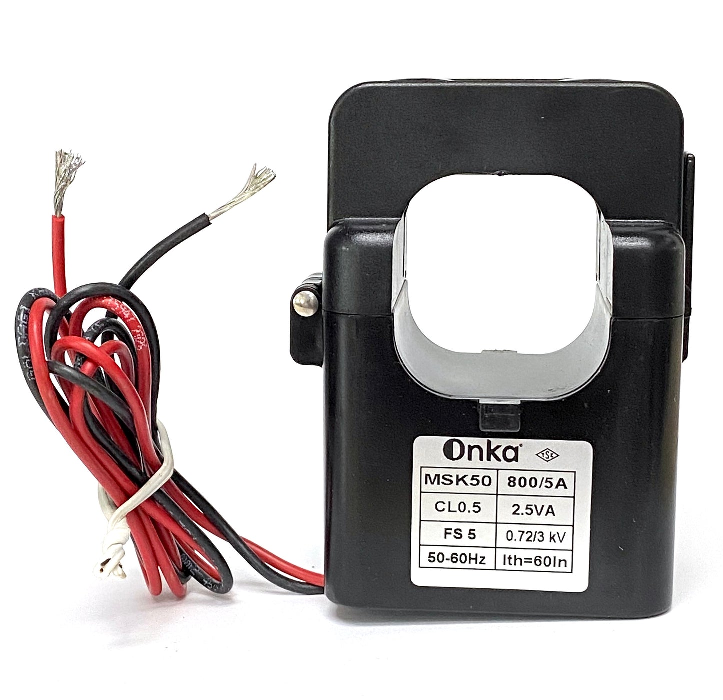 800/5A CT Split-Core Current transformer - ONKA, Cl 0.5, 2.5VA, 50 mm bore, MSK508005 / BR-80011957