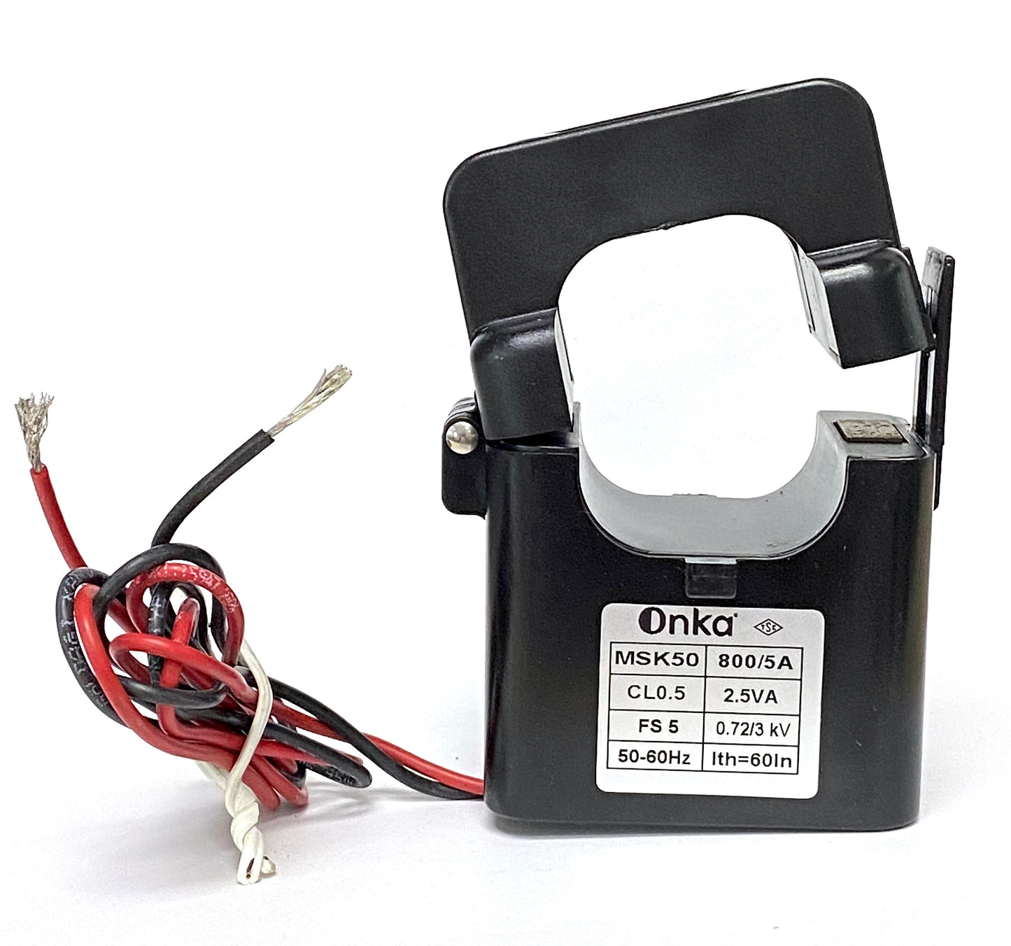 800/5A CT Split-Core Current transformer - ONKA, Cl 0.5, 2.5VA, 50 mm bore, MSK508005 / BR-80011957