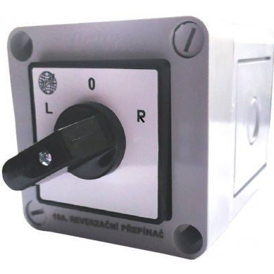 IP65 Motor Reversing 3 position Rotary Cam Switch, 1-0-1, L-0-R, 3 poles, OPAŞ