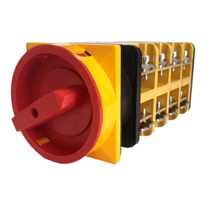 Lockable 3 Position Changeover Rotary Cam Selector Control Switch 1-0-2, 1-2-3-4 poles, 16A 25A 32A 40A 50A 63A 80A 100A 115A 125A 160A 200A 325 250 400a