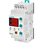 Simple and Compact DIN rail Mount Controller for Submersible 1 ph Pump , for deep well and tank water levels, MDK-24, TENSE